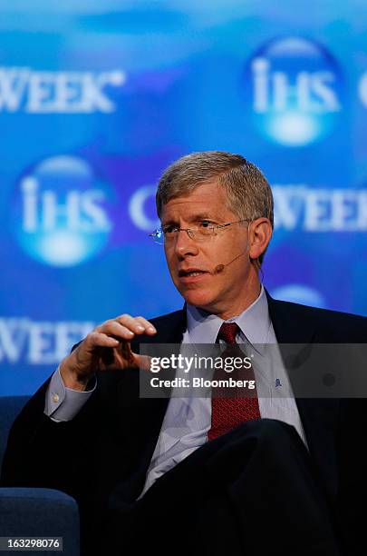 Daniel B. Poneman, U.S. Deputy secretary of energy, speaks at the 2013 IHS CERAWeek conference in Houston, Texas, U.S., on Thursday, March 7, 2013....