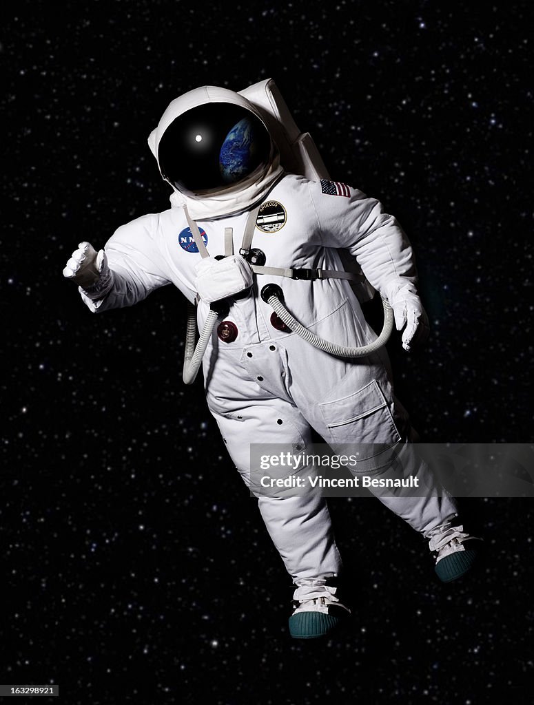 Cosmonaut in space