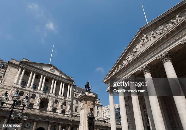 bank of england in the city of london - conflict of interest stock pictures, royalty-free photos & images