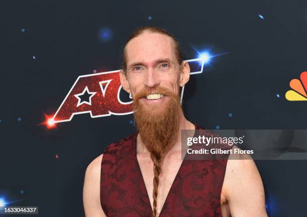 Andrew Stanton at the "America's Got Talent" Season 18 Live Show - Red Carpet at Hotel Dena on August 29, 2023 in Pasadena, California