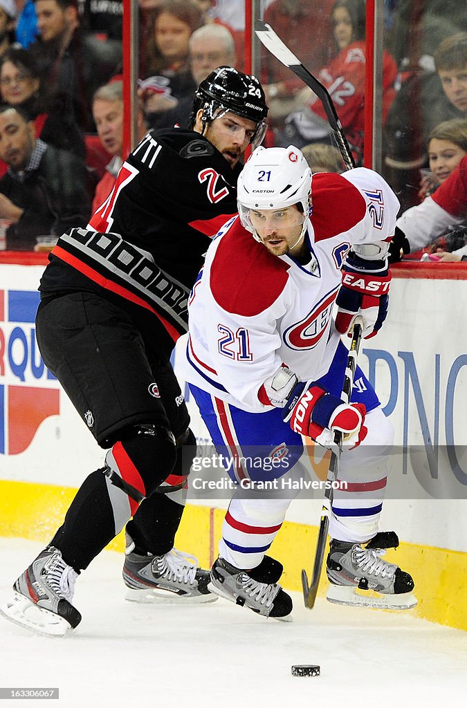 Montreal Canadiens v Carolina Hurricanes