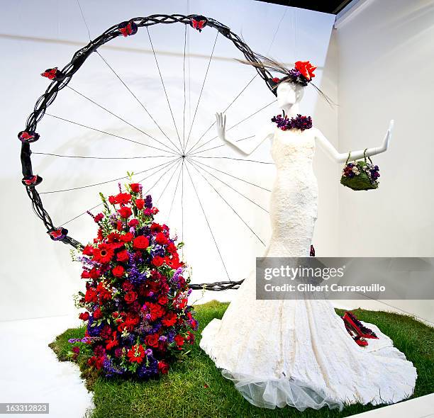 General view of atmosphere during the 2013 Philadelphia Flower Show at the Pennsylvania Convention Center on March 7, 2013 in Philadelphia,...