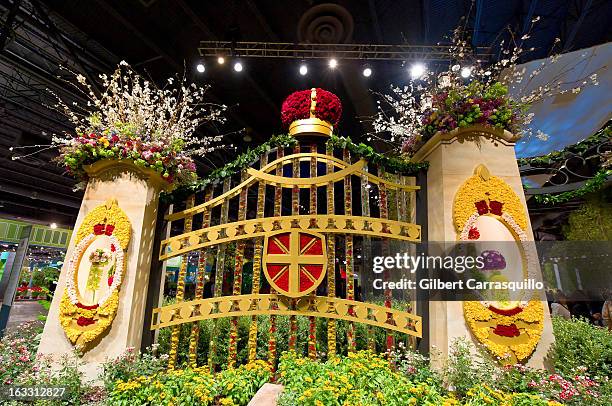 General view of atmosphere during the 2013 Philadelphia Flower Show at the Pennsylvania Convention Center on March 7, 2013 in Philadelphia,...