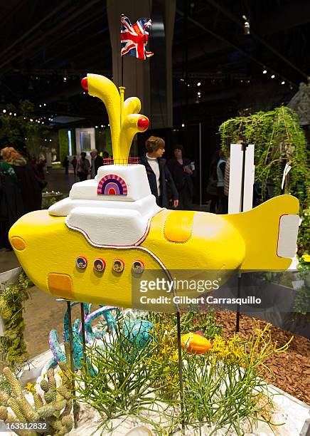 General view of atmosphere during the 2013 Philadelphia Flower Show at the Pennsylvania Convention Center on March 7, 2013 in Philadelphia,...