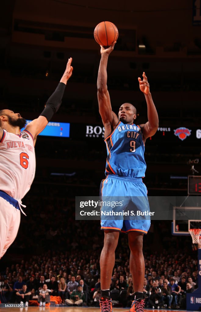 Oklahoma City Thunder v New York Knicks