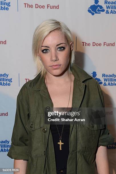 Amanda Leigh Dunn attends the The Doe Fund's Second Annual Sweet: New York at the Classic Car Club on March 7, 2013 in New York City.