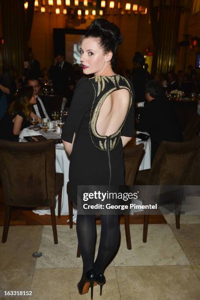 Ainsley Hayes attends Operation Smile's Toronto Smile Event at Windsor Arms Hotel on March 7, 2013 in Toronto, Canada.