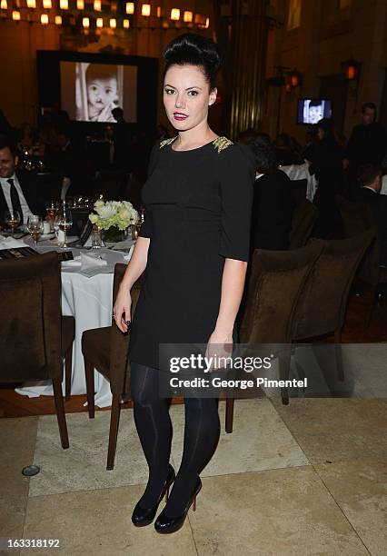 Ainsley Hayes attends Operation Smile's Toronto Smile Event at Windsor Arms Hotel on March 7, 2013 in Toronto, Canada.