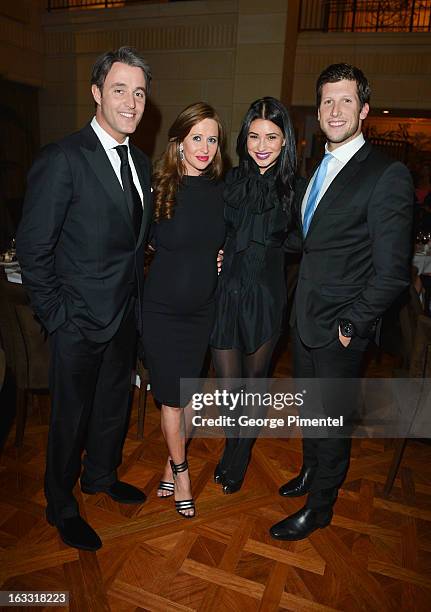 Ben Mulroney, Jessica Mulroney, Bianka Kamber and Brad Smith attend Operation Smile's Toronto attend Operation Smile's Toronto Smile Event at Windsor...