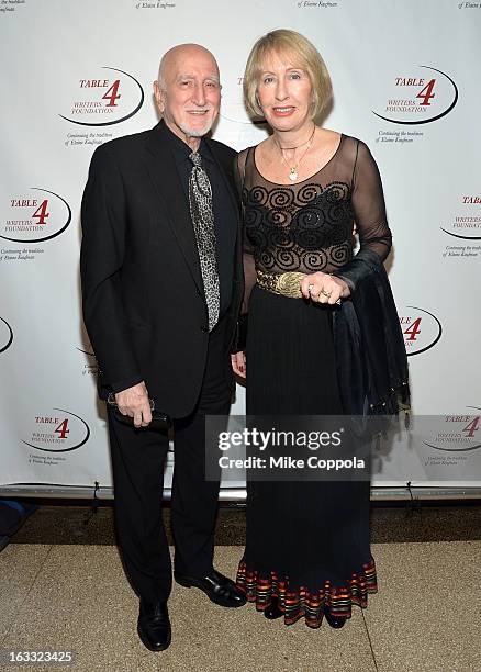 Actor Dominic Chianese and wife Jane Pittson on March 7, 2013 in New York City.