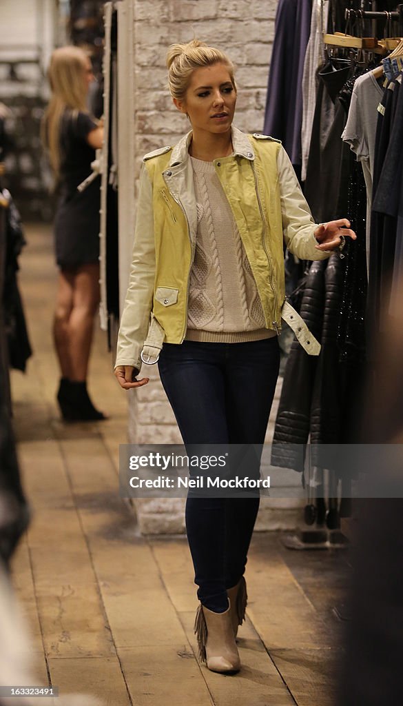 Mollie King Sighting In London - March 7, 2013
