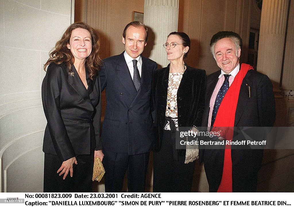Simon Rosenberg Daniella Luxembourg, Simon De Pury, Pierre Rosenberg and wife... News ...