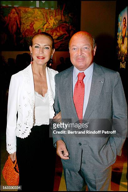 Le Baron and La Baronne Emmanuel Reille at the Piaget Evening At The Grand Foyer Du Palais De Chaillot To Launch De La Montre Possession.