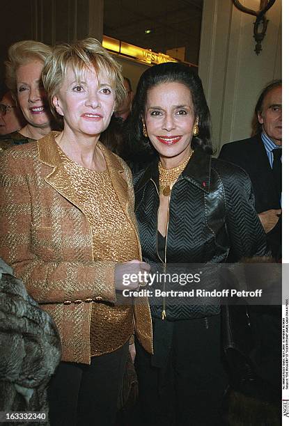 Eve Ruggieri and "Judith Pisar" Ameil Fava gala in Paris.