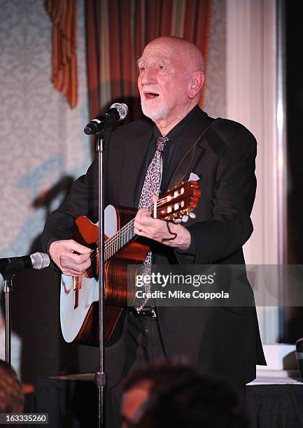 Dominic Chianese performs at the Table 4 Writers Foundation 1st Annual Awards Gala on March 7, 2013 in New York City.