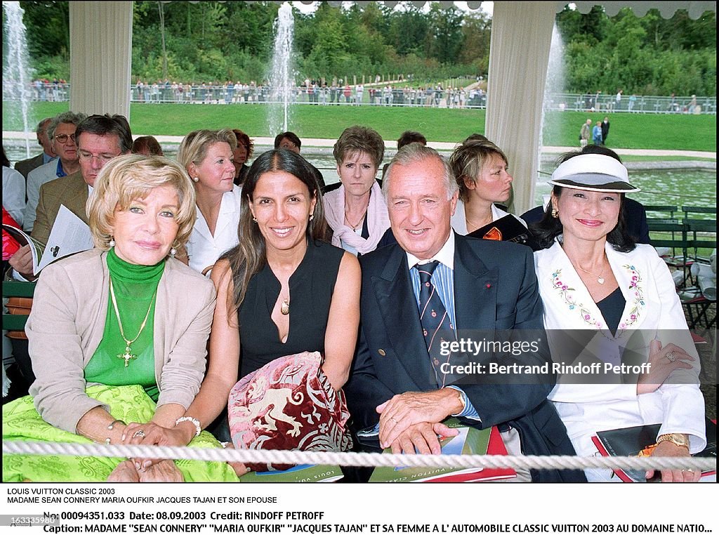 fysiker Sig til side Blive ved Mrs "Sean Connery" "Maria Oufkir" "Jacques Tajan" and his wife at the...  News Photo - Getty Images