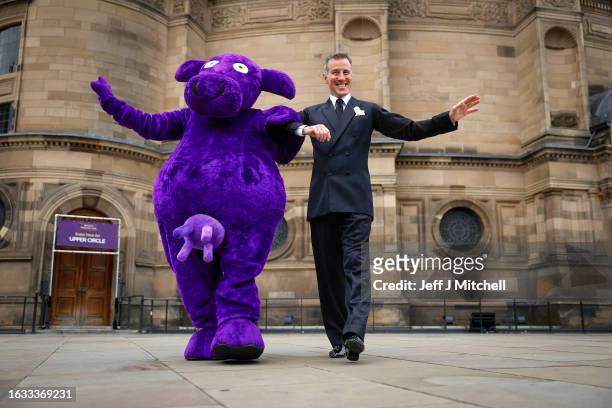 Ballroom dancer, and television presenter Anton Du Beke is joined by Violet the Cow to celebrate the arrival of Anton for his debut show 'An...