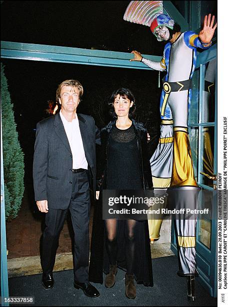 Wedding of "Philippe Poiret", brother of "Jean Marie Poire" with "Aurelie Vergely" Philippe Caroit" and "Caroline Tresca".