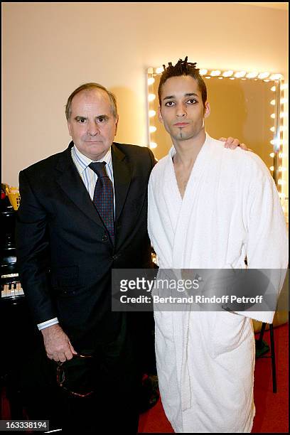 Pierre Combescot and Jason Pipe at the Paris Premiere Of Matthew Bourne's Swan Lake At Theatre Mogador.