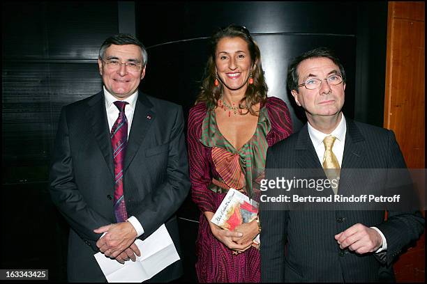 Jean Louis Beffa and La Comtesse Pia De Nicolay and Gerard Mortier at The 20th Anniversary Of Reve D 'Enfants Organised By L'Arop At Opera Bastille.