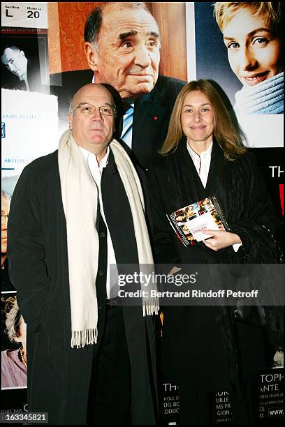 Rene Bonnell and Nathalie Bloch Laine at Film Premiere Of Fauteuil D'Orchestre At L' Ugc Normandie In Paris.