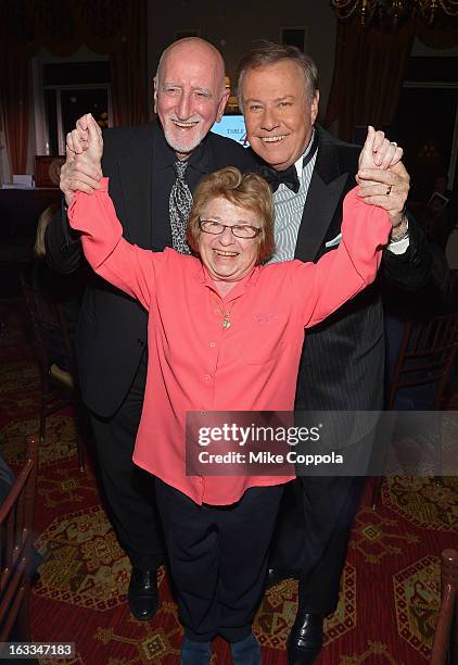 Dominic Chianese, Dr. Ruth Westheimer, and Marvin Scott attend the Table 4 Writers Foundation 1st Annual Awards Gala on March 7, 2013 in New York...