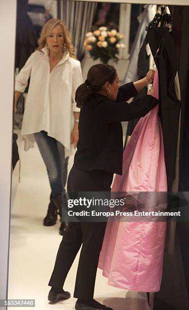 Carmen Lomana is seen on March 7, 2013 in Madrid, Spain.