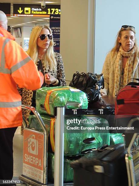 Marta Sanchez is seen on March 7, 2013 in Madrid, Spain.