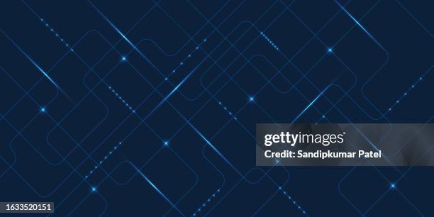 Placa De Circuito Futurista Vectorial Placa Base Electrnica, Foto de stock