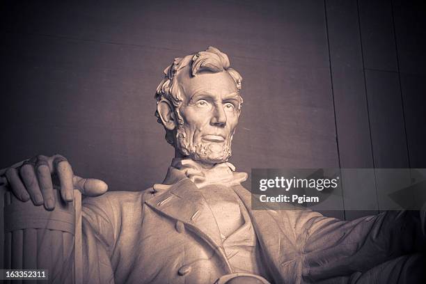 lincoln memorial - president lincoln stock pictures, royalty-free photos & images