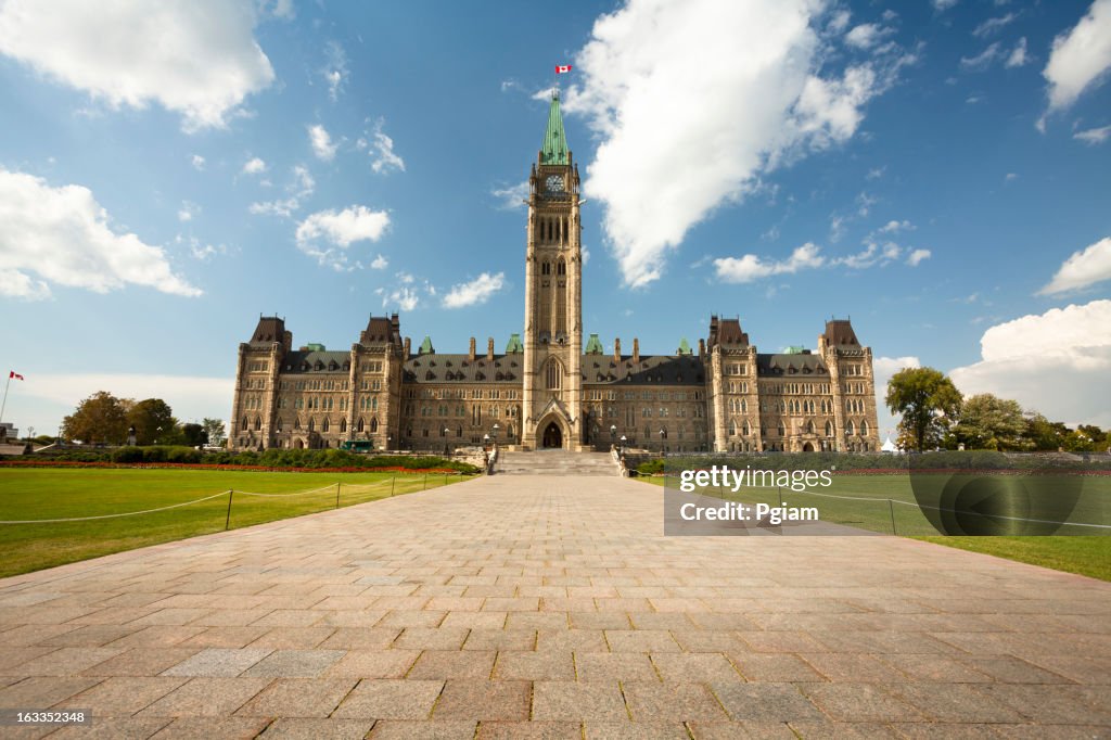 Government Building on Parliament Hill in Ottawa