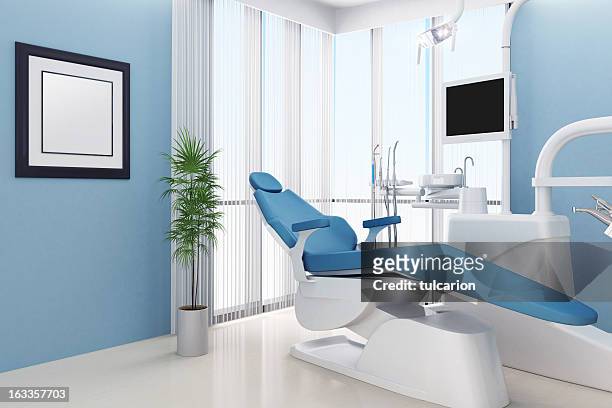 dentist office - dentist office stockfoto's en -beelden