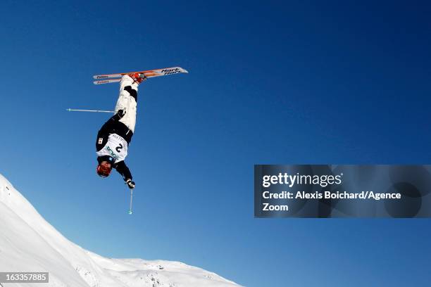 Alex Bilodeau of Canada takes 1st place during the FIS Freestyle Ski World Championship Men's and Women's Dual Moguls on March 08, 2013 in Voss,...