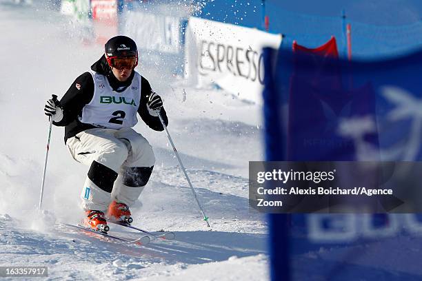 Alex Bilodeau of Canada takes 1st place during the FIS Freestyle Ski World Championship Men's and Women's Dual Moguls on March 08, 2013 in Voss,...