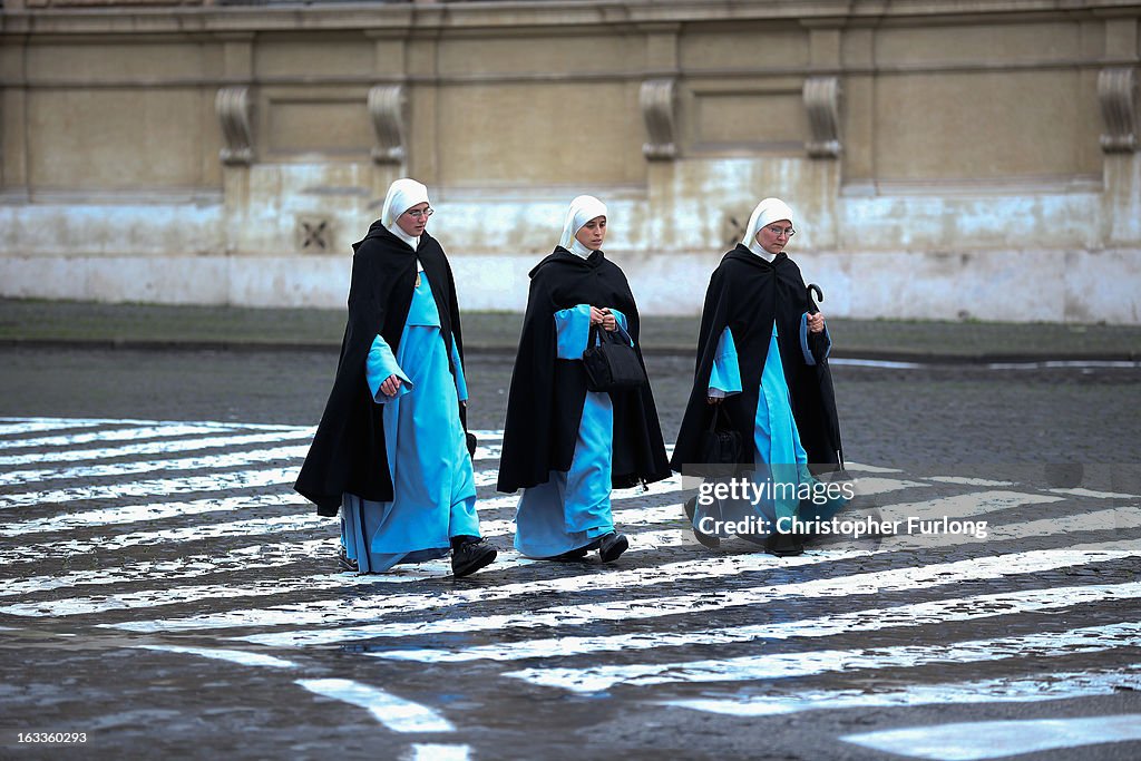 Cardinals Attend The Eighth General Congregations