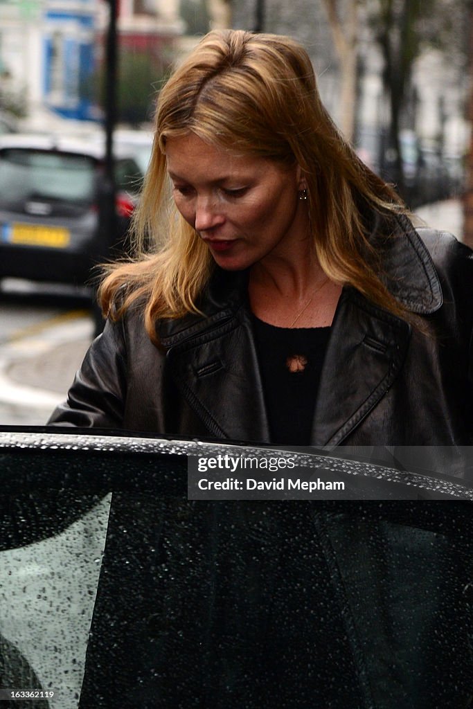 Kate Moss Sighting In London - March 8, 2013