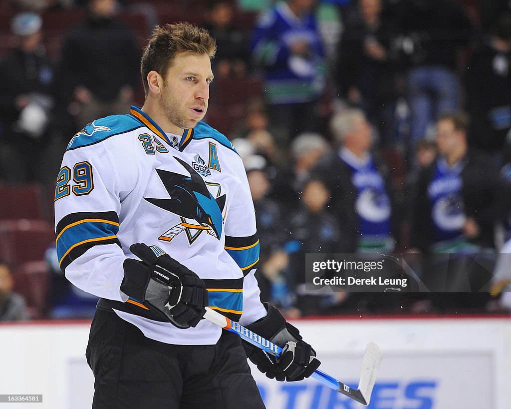 San Jose Sharks v Vancouver Canucks