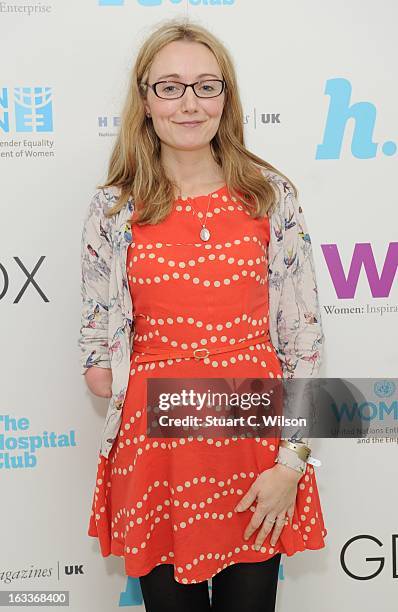 Cerrie Burnell attends the annual WIE Symposium at The Hospital Club on March 8, 2013 in London, England.