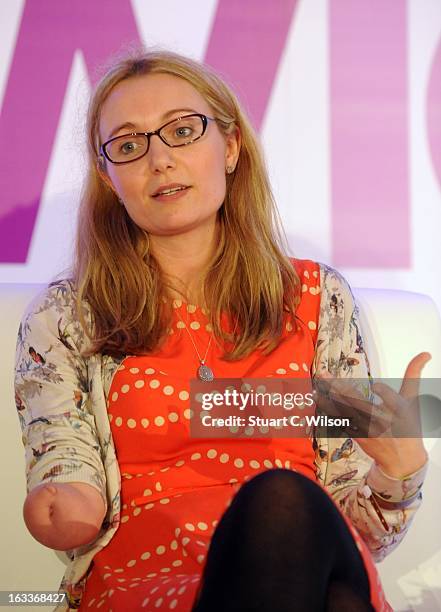 Cerrie Burnell attends the annual WIE Symposium at The Hospital Club on March 8, 2013 in London, England.