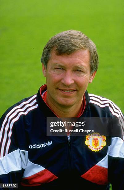 Portrait of Manchester United Manager Alex Ferguson during a photocall at Old Trafford in Manchester, England. \ Mandatory Credit: Russell...