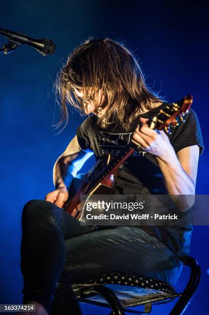 Steven Wilson performs at Le Trianon on March 8, 2013 in Paris, France.