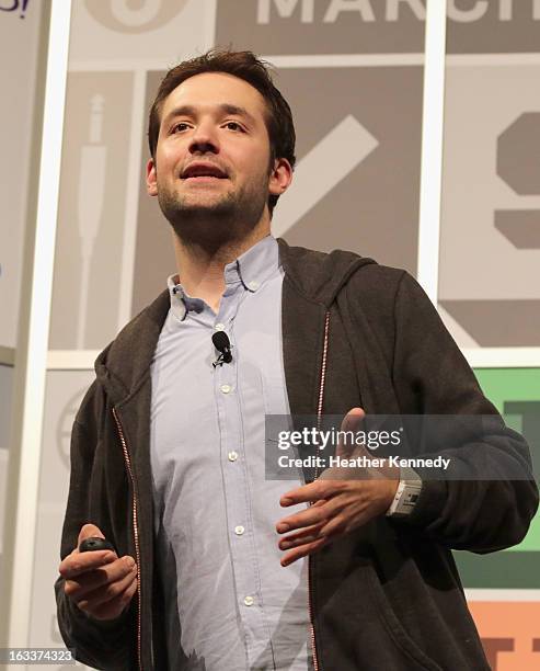 Entrepreneur Alexis Ohanian speaks at the Tales of US Entrepreneurship Beyond Silicon Valley panel during the 2013 SXSW Music, Film + Interactive...