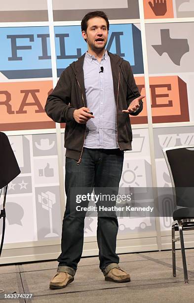 Entrepreneur Alexis Ohanian speaks at the Tales of US Entrepreneurship Beyond Silicon Valley panel during the 2013 SXSW Music, Film + Interactive...