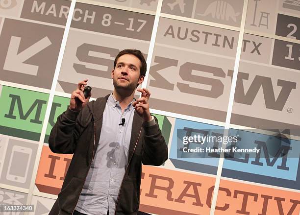 Entrepreneur Alexis Ohanian speaks at the Tales of US Entrepreneurship Beyond Silicon Valley panel during the 2013 SXSW Music, Film + Interactive...