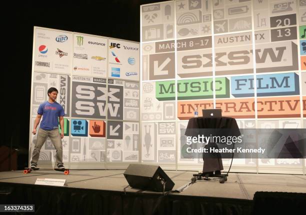 Matt Tran of "Boosted Boards" attends the Tales of US Entrepreneurship Beyond Silicon Valley panel during the 2013 SXSW Music, Film + Interactive...