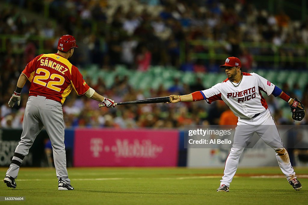 World Baseball Classic - Pool C - Spain v Puerto Rico