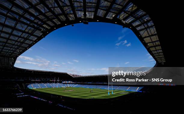 General view of Scottish Gas Murrayfield ahead of a Famous Grouse Nations Series match between Scotland and Georgia at Scottish Gas Murrayfield, on...