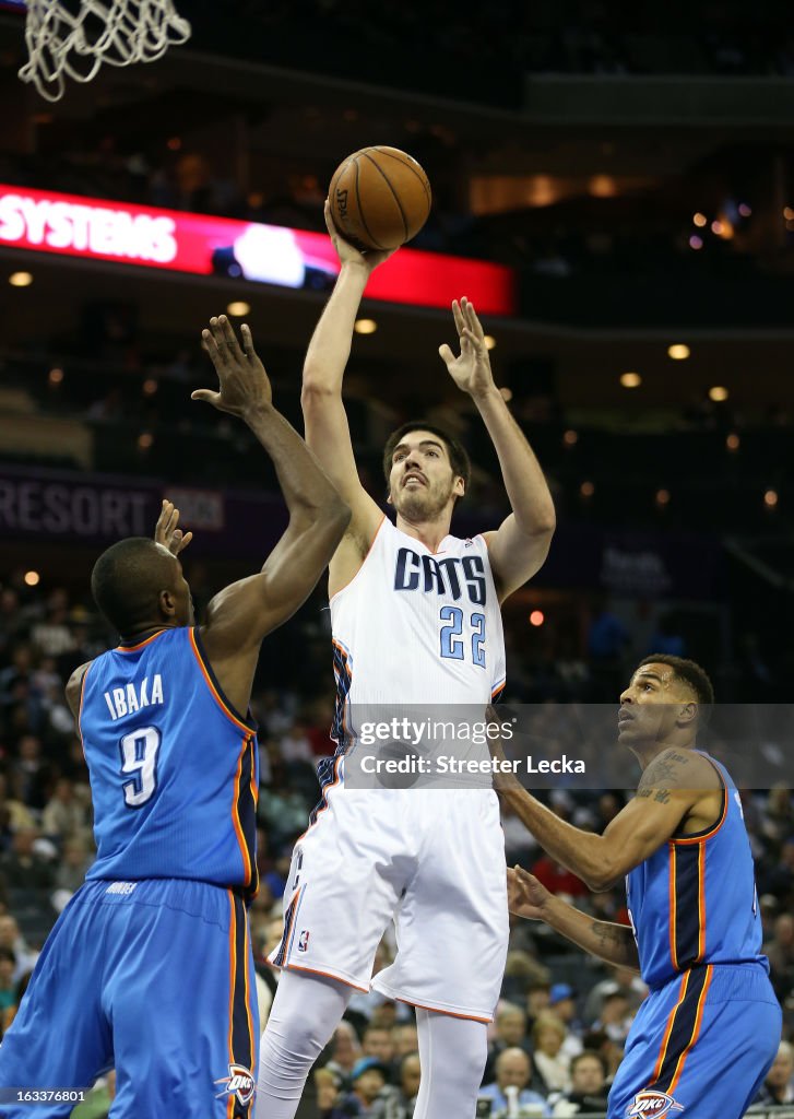 Oklahoma City Thunder v Charlotte Bobcats