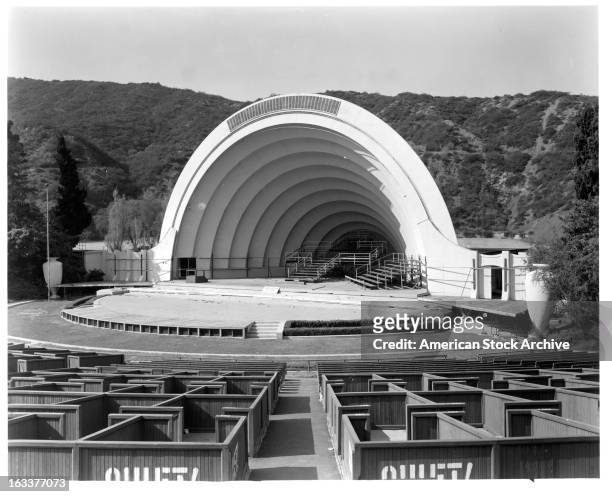 Hollywood Bowl in Los Angeles, California, 1955.