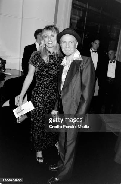 Ann Luly and Bobcat Goldthwait attend the 12th annual American Cinematheque Moving Picture Ball at the Beverly Hilton Hotel in Beverly Hills,...